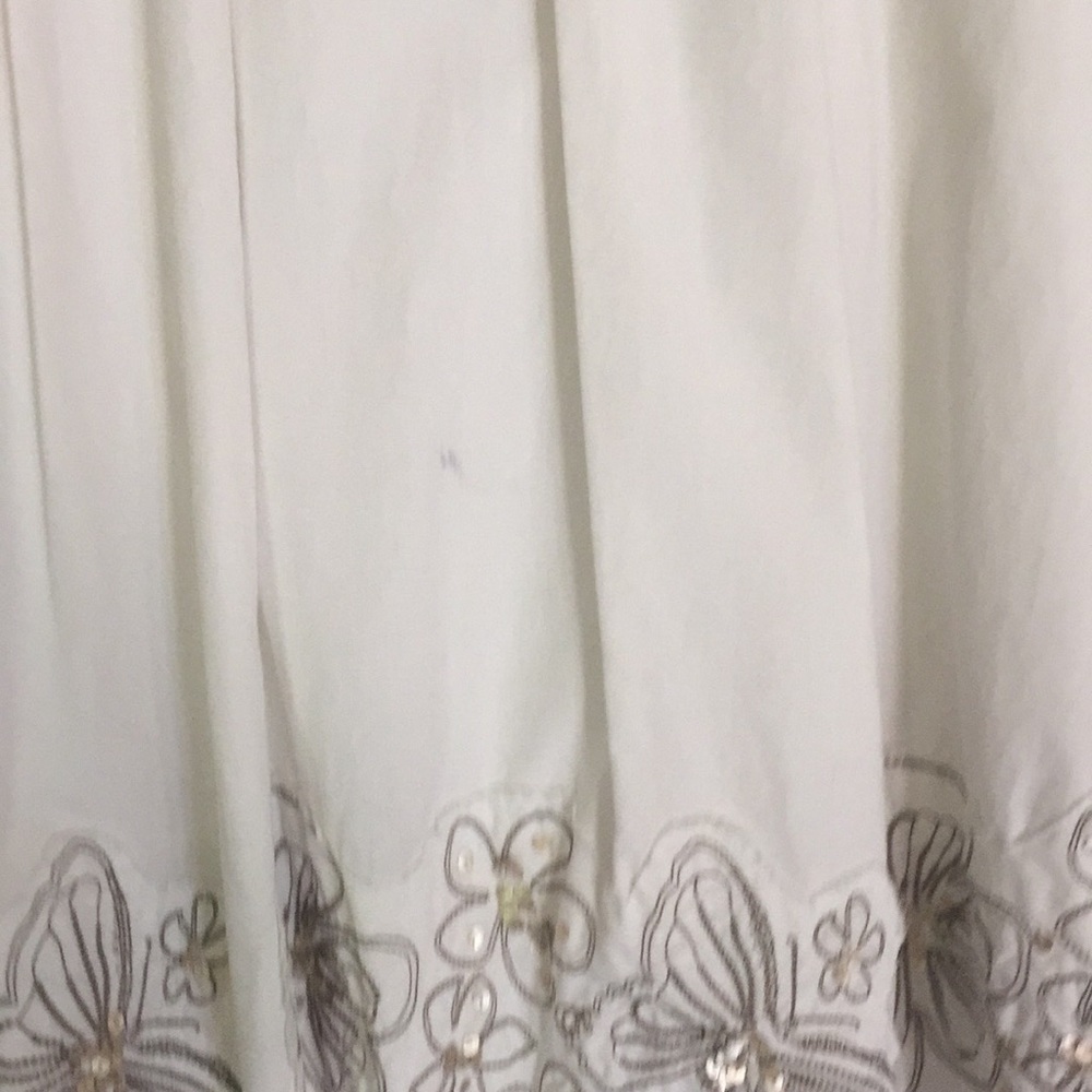⭐️HOST PICK⭐️NWT White cotton flared summer skirt - Picture 4 of 6